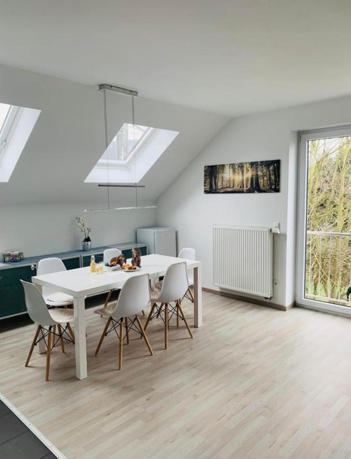 Haus Am Hang; Ferienwohnung Fernblick Stolberg  Dış mekan fotoğraf